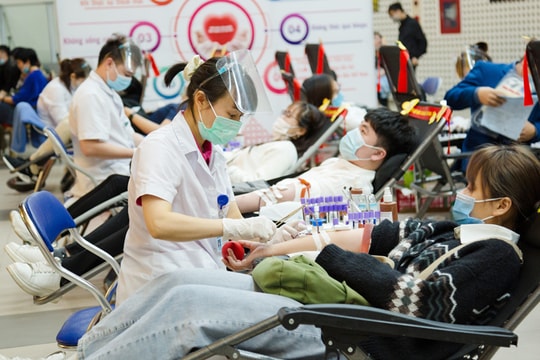Quý I-2022, toàn thành phố tiếp nhận hơn 43.000 đơn vị máu