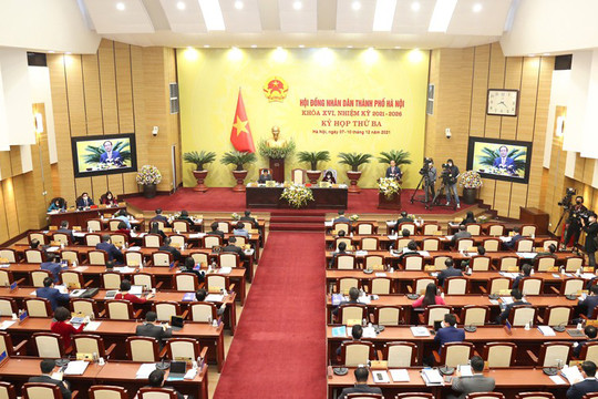Kỳ họp chuyên đề của HĐND thành phố Hà Nội diễn ra ngày 8-4