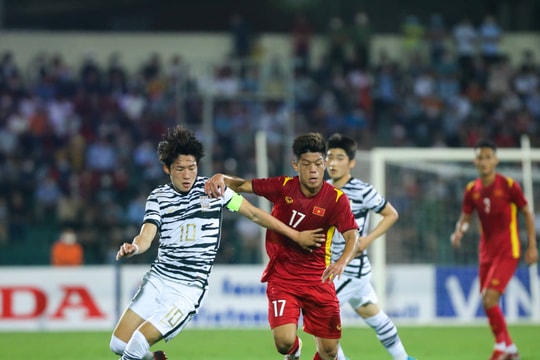 U23 Việt Nam bất phân thắng bại với U20 Hàn Quốc