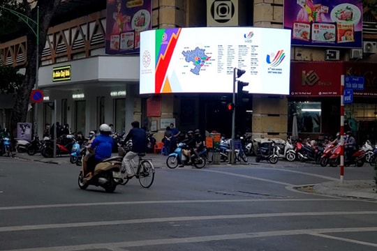 Đẩy mạnh tuyên truyền, cổ động SEA Games 31 trên màn hình Led