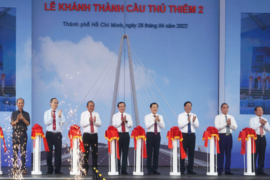 Thành phố Hồ Chí Minh khánh thành cầu Thủ Thiêm 2