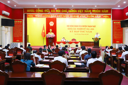 HĐND huyện Thạch Thất tổ chức kỳ họp thứ năm - kỳ họp chuyên đề