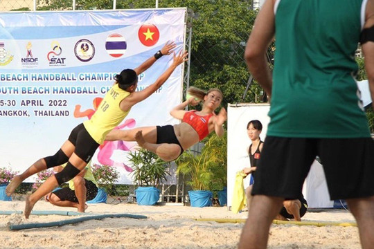 Tuyển bóng ném bãi biển nữ Việt Nam Vô địch châu Á