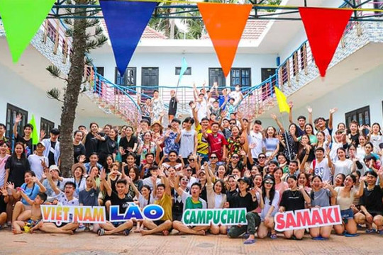 200 sinh viên tham dự Hội trại giao lưu Việt Nam - Lào - Campuchia