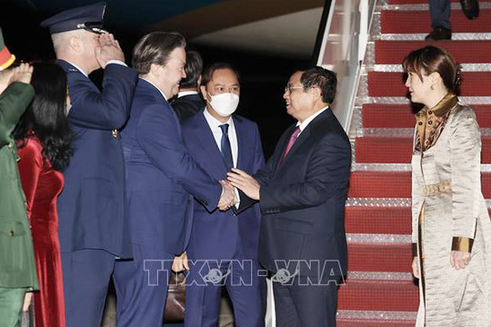 Thủ tướng Phạm Minh Chính tới Thủ đô Washington dự Hội nghị Cấp cao đặc biệt ASEAN - Hoa Kỳ