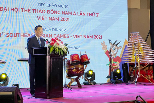 Trang trọng tiệc chào mừng Đại hội Thể thao Đông Nam Á lần thứ 31