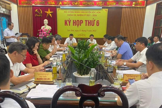 HĐND huyện Sóc Sơn thông qua 4 nghị quyết quan trọng