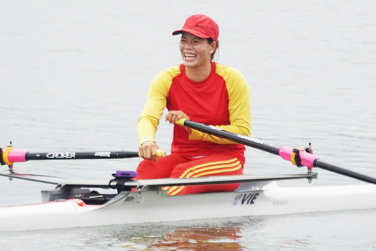 Việt Nam đứng đầu toàn đoàn môn đua thuyền Rowing