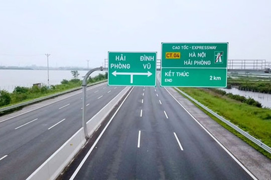 Thí điểm thu phí điện tử không dừng 100% phương tiện lưu thông trên cao tốc Hà Nội - Hải Phòng