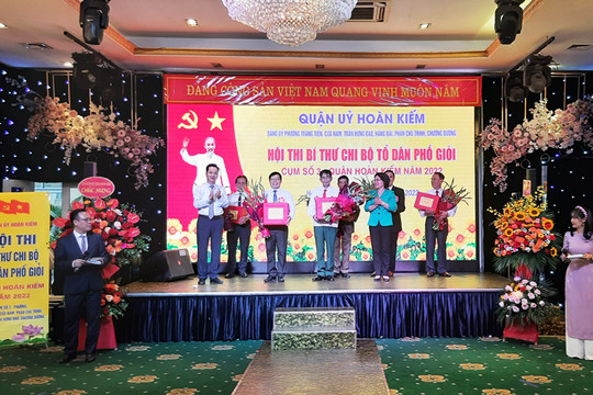 Quận Hoàn Kiếm tổ chức hội thi ''Bí thư chi bộ tổ dân phố giỏi''