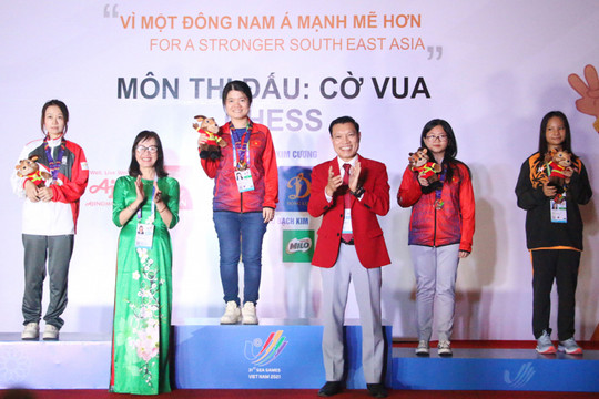 Việt Nam giành 2 Huy chương vàng nội dung Cờ nhanh cá nhân nam, nữ
