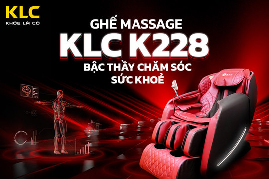 5 lý do nhất định bạn nên sở hữu một chiếc ghế massage KLC trong nhà