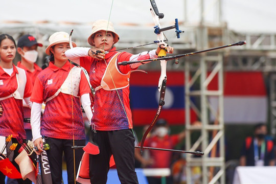 Bắn cung Việt Nam giành 2 Huy chương bạc đồng đội nam, nữ