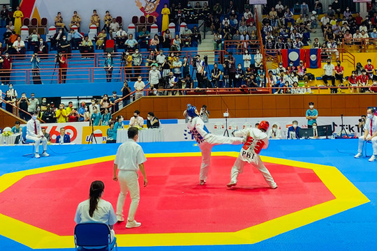 Các nữ võ sĩ taekwondo tiếp tục tỏa sáng, đoạt thêm 2 Huy chương vàng
