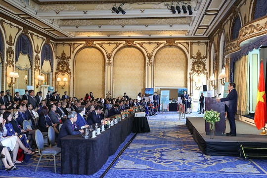 Thủ tướng Phạm Minh Chính dự hội nghị xúc tiến thương mại, đầu tư, du lịch giữa Việt Nam và Hoa Kỳ