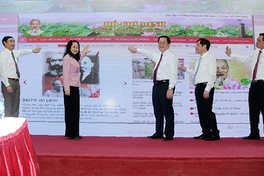 Báo điện tử Đảng Cộng sản Việt Nam ra mắt giao diện mới Trang thông tin điện tử Hồ Chí Minh