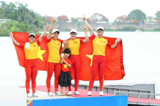Thêm hai Huy chương vàng cho thể thao Việt Nam ở nội dung thuyền canoeing/kayak