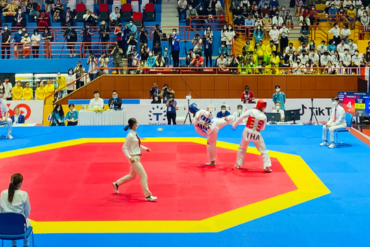 Taekwondo khép lại với Huy chương vàng thứ 9 cho Việt Nam từ võ sĩ Phạm Thị Thu Hiền