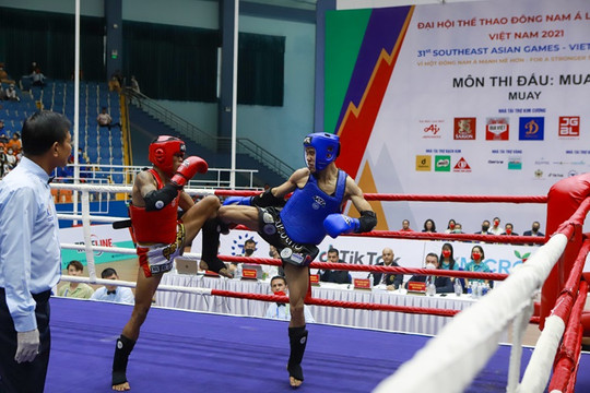 Hai vận động viên nữ muay Việt Nam xuất sắc lọt vào vòng chung kết