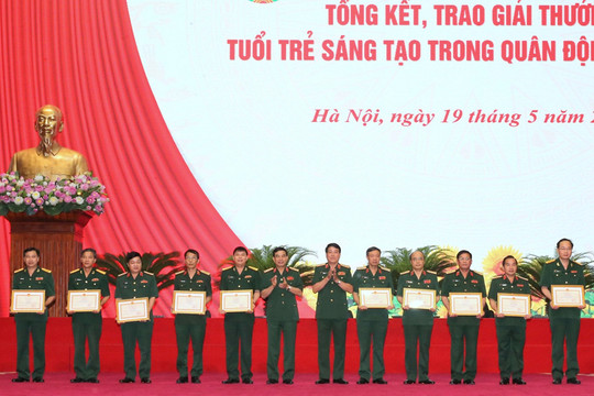 354 công trình được trao Giải thưởng Tuổi trẻ sáng tạo trong Quân đội lần thứ 22