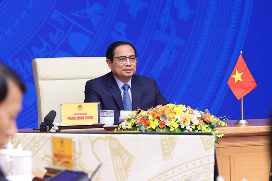 Thủ tướng Phạm Minh Chính dự Lễ công bố khởi động thảo luận về Khuôn khổ kinh tế Ấn Độ Dương – Thái Bình Dương vì thịnh vượng
