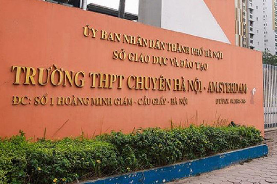 Trường THPT chuyên Hà Nội - Amsterdam tuyển khoảng 200 học sinh lớp 6
