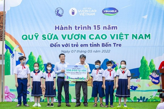 Khởi động hành trình năm thứ 15 của Quỹ sữa Vươn cao Việt Nam