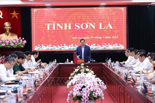 Thủ tướng Phạm Minh Chính: Sơn La cần phát huy tinh thần đoàn kết, thống nhất, tự lực, tự cường, tự tin, mạnh mẽ vươn lên
