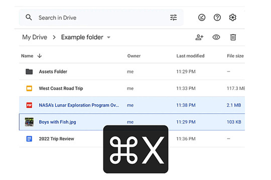 Google Drive lần đầu hỗ trợ tổ hợp phím tắt Copy và Paste