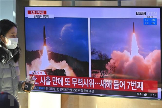 Phái viên Mỹ, Hàn Quốc họp khẩn sau khi Triều Tiên phóng thử tên lửa
