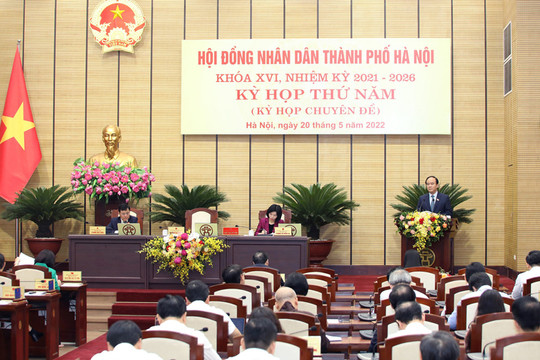 Chiều mai, 7-6, HĐND thành phố Hà Nội tổ chức kỳ họp chuyên đề