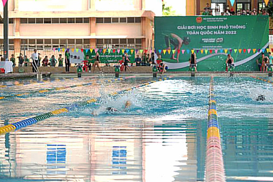 700 em đua tài tại Giải bơi học sinh phổ thông toàn quốc