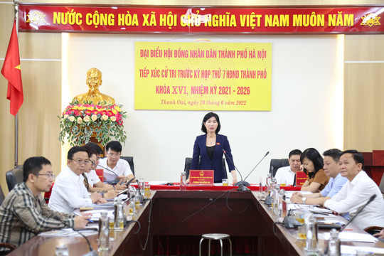 Cử tri huyện Thanh Oai kiến nghị cấp phép xây dựng cho người dân đã mua đất tại Khu đô thị Thanh Hà