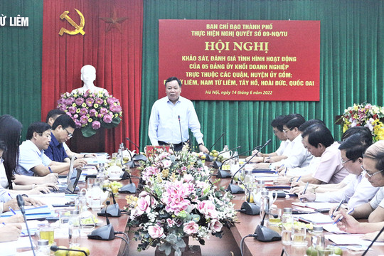 Hà Nội tăng cường xây dựng Đảng và các đoàn thể trong doanh nghiệp ngoài khu vực nhà nước