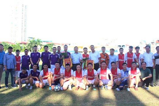 Báo Hànộimới tổ chức giao hữu bóng đá kỷ niệm 97 năm Ngày Báo chí Cách mạng Việt Nam