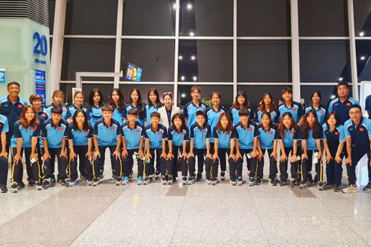 Đội tuyển U18 nữ Việt Nam bắt đầu tập huấn tại Nhật Bản