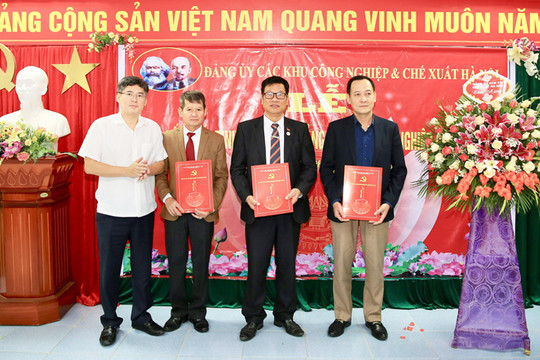 Đảng bộ các Khu công nghiệp và chế xuất Hà Nội: Đoàn kết, thống nhất hoàn thành nhiệm vụ được giao