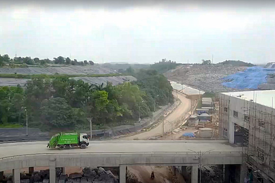 Nhà máy Điện rác Sóc Sơn đã tiếp nhận gần 2.500 tấn rác thải
