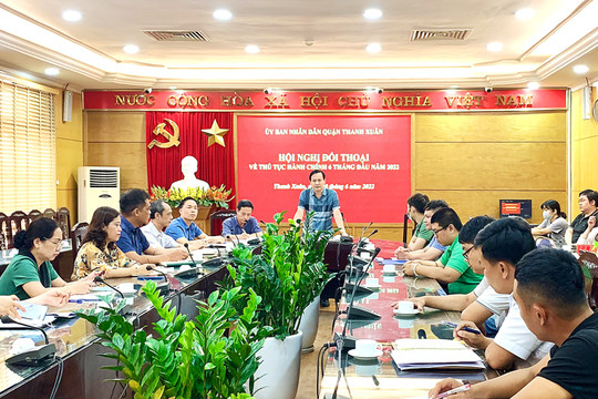 Quận Thanh Xuân không có thủ tục hành chính nào giải quyết chậm muộn