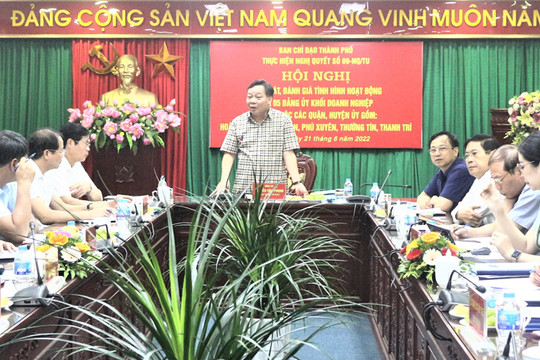 Hà Nội sẽ tôn vinh các doanh nghiệp ngoài nhà nước có tổ chức Đảng hoạt động hiệu quả