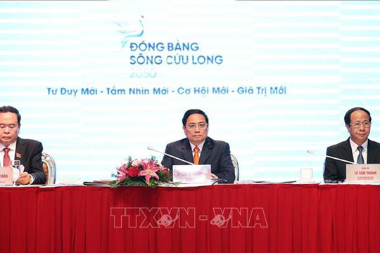 Thủ tướng chủ trì Hội nghị công bố quy hoạch và xúc tiến đầu tư vùng Đồng bằng sông Cửu Long