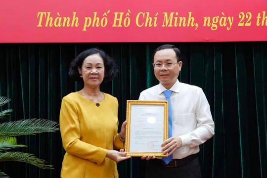 Đồng chí Nguyễn Văn Hiếu giữ chức Phó Bí thư Thành ủy thành phố Hồ Chí Minh