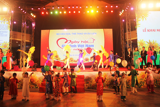 Đa dạng hoạt động, sự kiện hấp dẫn trong Ngày hội gia đình Việt Nam