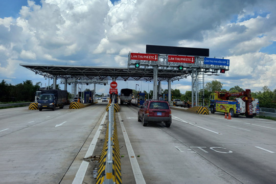 Triển khai thử nghiệm thu phí không thu tiền trên tuyến cao tốc Trung Lương - Mỹ Thuận