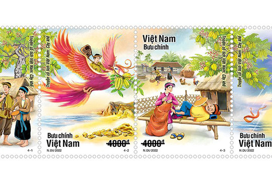 Phát hành bộ tem ''Truyện cổ tích Việt Nam: Cây khế''