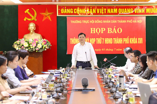 Kỳ họp thứ 7, HĐND thành phố Hà Nội khóa XVI diễn ra trong 4 ngày
