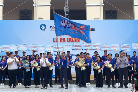Ra quân chương trình ''Tiếp sức mùa thi 2022'' tại thành phố Hồ Chí Minh