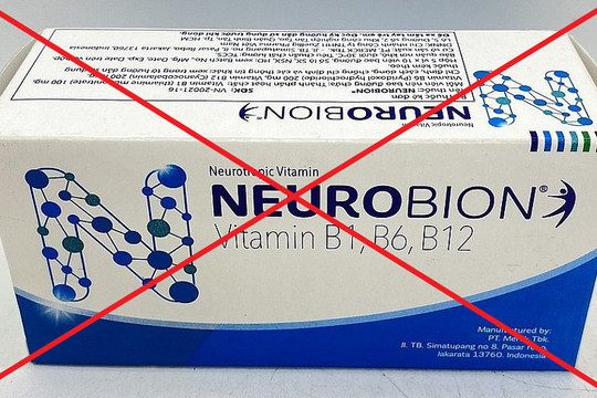 Xử phạt 60 triệu đồng công ty sản xuất 2 lô thuốc Neurobion vi phạm chất lượng