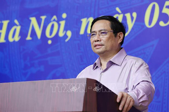 Thủ tướng Phạm Minh Chính chủ trì họp phòng, chống dịch Covid-19