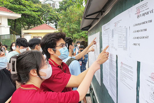 Hà Nội: Gần 98.000 thí sinh học quy chế thi tốt nghiệp trung học phổ thông